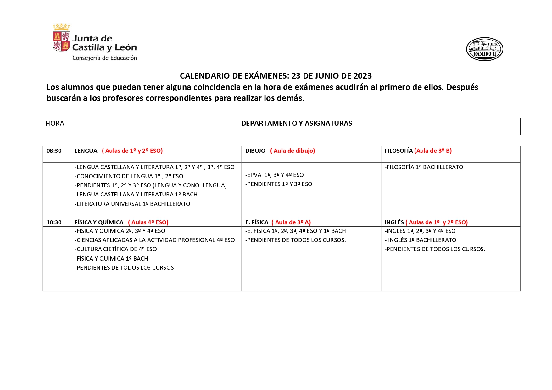 calendario pruebas finales junio 2023_2