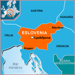 eslovenia map